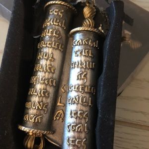 SET OF 2 TORAH DOOR MEZUZAH.